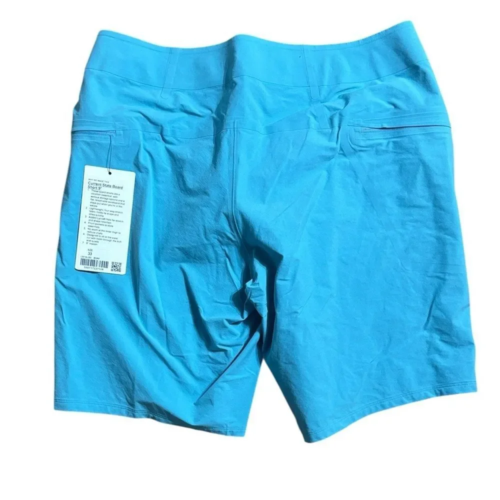 lululemon men's 33‎ current state board shorts 9
